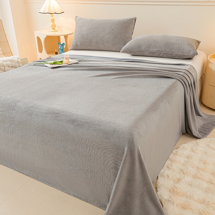 91家纺网 家纺一手货源 找家纺 （总）眠势力 2025新款牛奶绒床单印花款秋冬加绒保暖