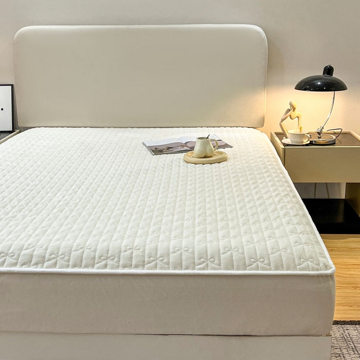 91家纺网 家纺一手货源 找家纺 （总）LADYCOCO可可家居 2024新款超柔牛奶绒夹棉保暖床笠