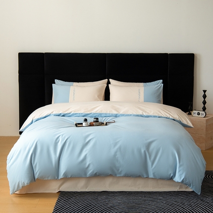 91家纺网 家纺一手货源 找家纺 （总）Mr.pig猪先生水洗棉 2024新款50全棉绣花磨毛工艺款四件套