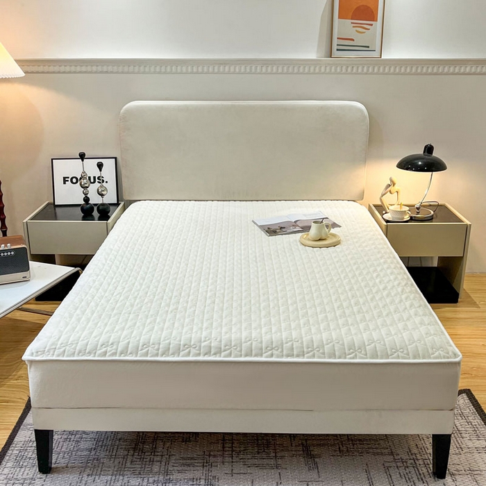 91家纺网 家纺一手货源 找家纺 （总）LADYCOCO可可家居 2024新款超柔牛奶绒夹棉保暖床笠