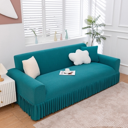 91家纺网 家纺一手货源 找家纺 （总）沐沐家纺 2026新款摇粒绒裙边沙发套