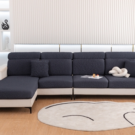 91家纺网 家纺一手货源 找家纺 （总）沐沐家纺 2026新款奶油云纱沙发笠