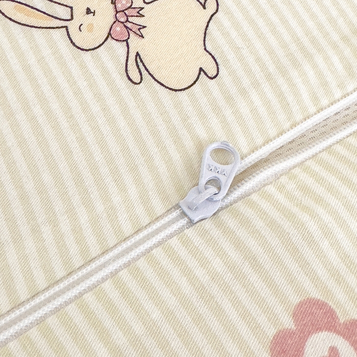 91家纺网 家纺一手货源 找家纺 良佐生活 2024新款A类铂金棉乳胶枕枕套 花花兔