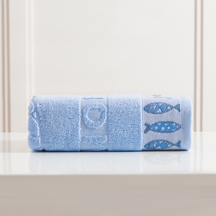 91家纺网 家纺一手货源 找家纺 （总）悦然毛巾被 2024新款32支全棉毛巾5A抗菌--小鱼