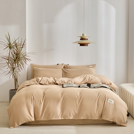 91家纺网 家纺一手货源 找家纺 （总）典曼家纺 2025新款双拼色织小提花四件套