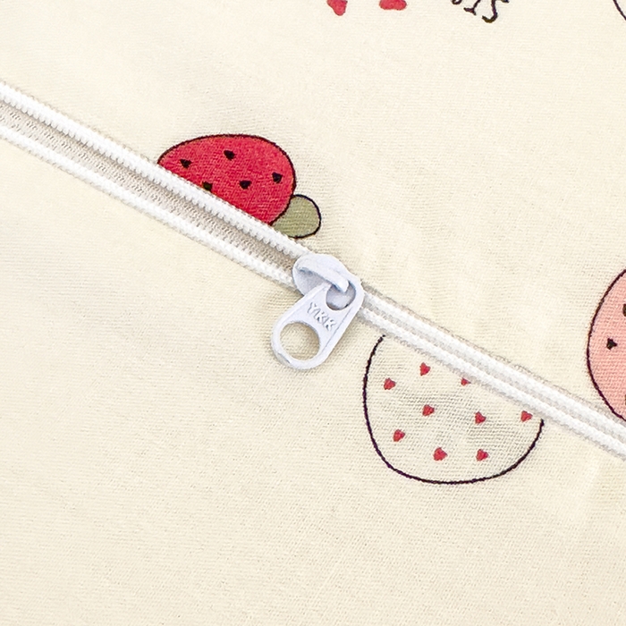 91家纺网 家纺一手货源 找家纺 良佐生活 2024新款A类铂金棉乳胶枕枕套 恋夏草莓