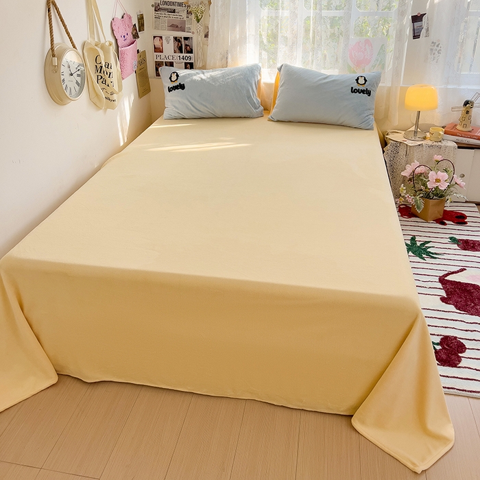 91家纺网 家纺一手货源 找家纺 眠帛家居 2024高克重牛奶绒卡通毛巾绣系列 企鹅