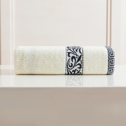 91家纺网 家纺一手货源 找家纺 （总）悦然毛巾被 2024新款32支全棉毛巾5A抗菌--青花瓷