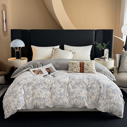 91家纺网 家纺一手货源 找家纺 （总）金盛纺 2024新款高克重雕花绒单被套