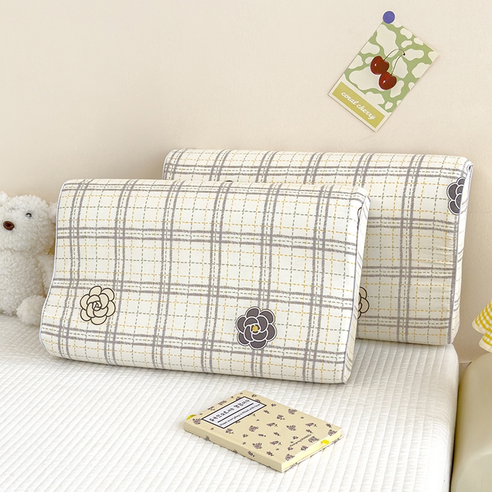 91家纺网 家纺一手货源 找家纺 良佐生活 2024新款A类铂金棉乳胶枕枕套 香奈儿