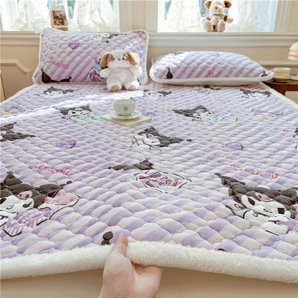 佰亿莱 2024新款三丽鸥牛奶绒床垫 贪吃库洛米