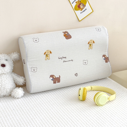 91家纺网 家纺一手货源 找家纺 良佐生活 2024新款A类铂金棉乳胶枕枕套 小精灵