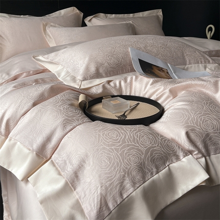 91家纺网 家纺一手货源 找家纺 （总）DC 2024新款天丝棉提花四件套