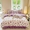 91家纺网 家纺一手货源 找家纺 富之航 2024新款印花牛奶绒床盖四件套 花间小兔