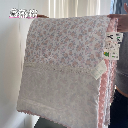 91家纺网 家纺一手货源 找家纺 （总）2025新款秋冬季棉加豆豆绒法式花边款豆豆被被芯