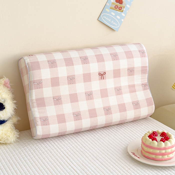 91家纺网 家纺一手货源 找家纺 良佐生活 2024新款A类铂金棉乳胶枕枕套 致青春