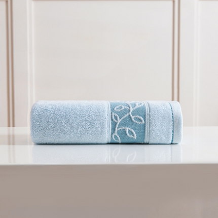 91家纺网 家纺一手货源 找家纺 （总）悦然毛巾被 2024新款32支全棉毛巾5A抗菌--绿叶