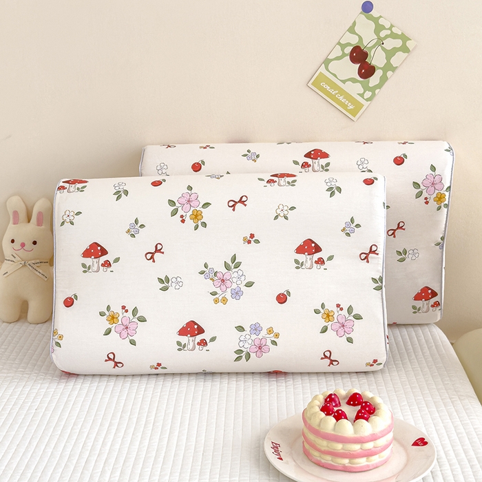 91家纺网 家纺一手货源 找家纺 良佐生活 2024新款A类铂金棉乳胶枕枕套 奶油布丁