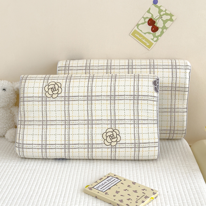 91家纺网 家纺一手货源 找家纺 良佐生活 2024新款A类铂金棉乳胶枕枕套 香奈儿