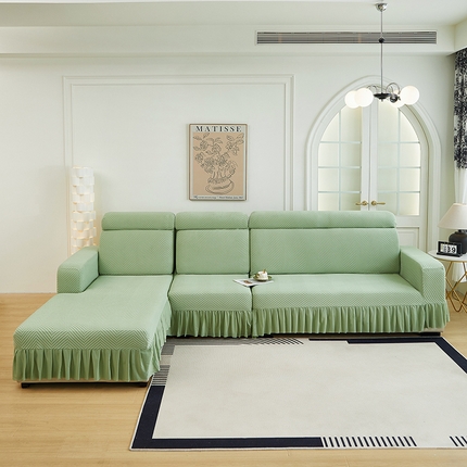 91家纺网 家纺一手货源 找家纺 （总）千彤沙发垫 2024新款拉花绒-全包沙发套-人字纹系列