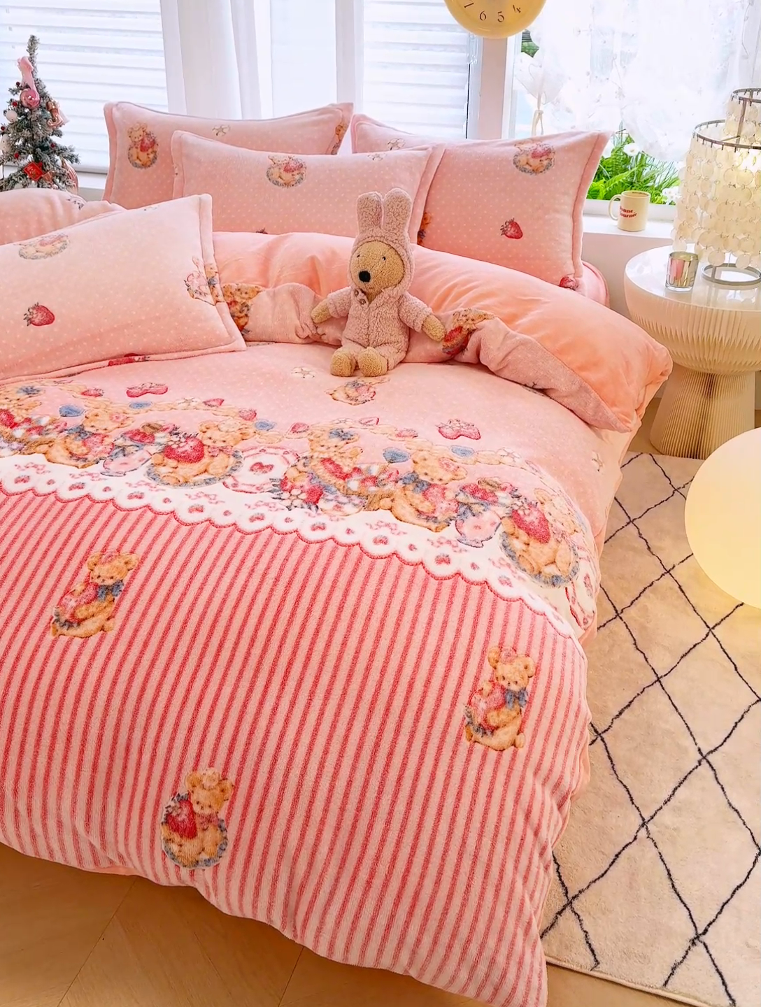 91家纺网 家纺一手货源 找家纺 ME/ERA HOME寐时代 2024新款雪花绒印花四件套 巴丽娜