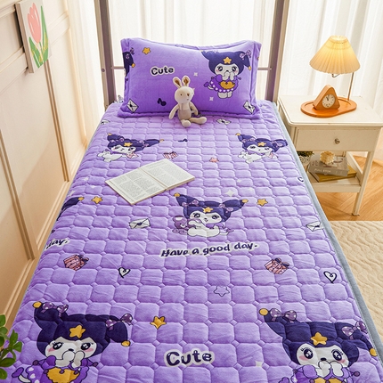 91家纺网 家纺一手货源 找家纺 （总）斯尔顿 2025冬季新款牛奶绒学生上下铺床垫床护垫大学生开学季床褥子 牛奶绒床褥