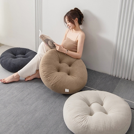 （总）美达人 2024新款灯芯绒-圆坐垫