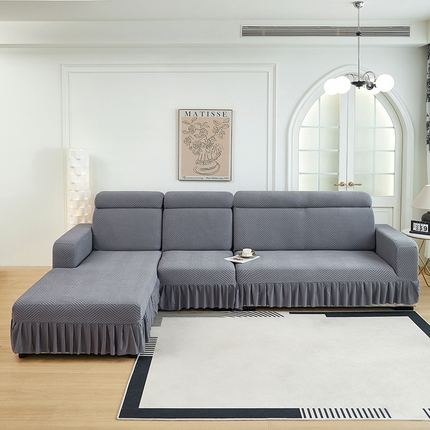 91家纺网 家纺一手货源 找家纺 （总）千彤沙发垫 2024新款拉花绒-全包沙发套-人字纹系列