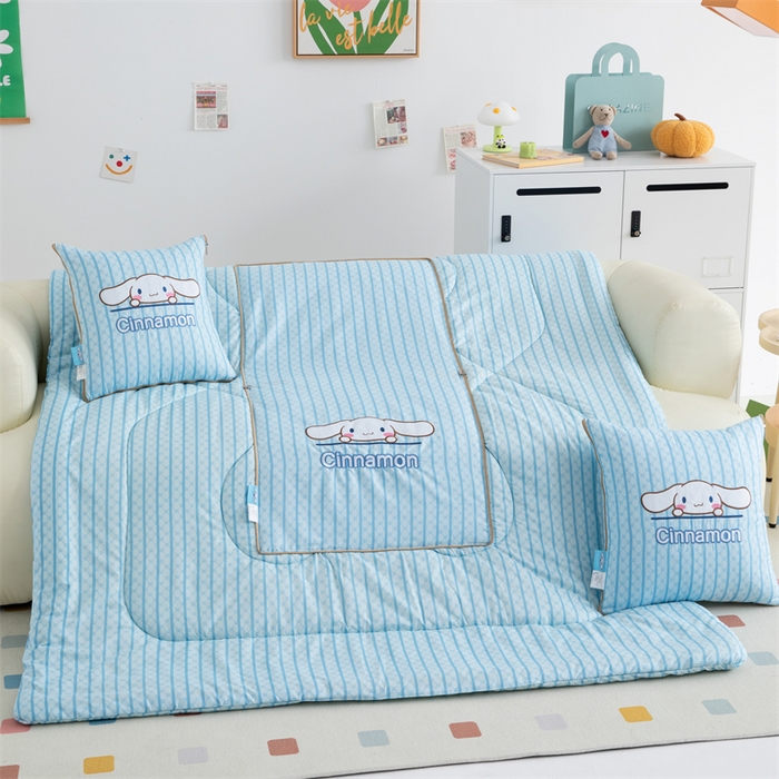 91家纺网 家纺一手货源 找家纺 照世家纺 2024新款亲肤舒适三丽鸥可爱卡通抱枕被 玉桂狗