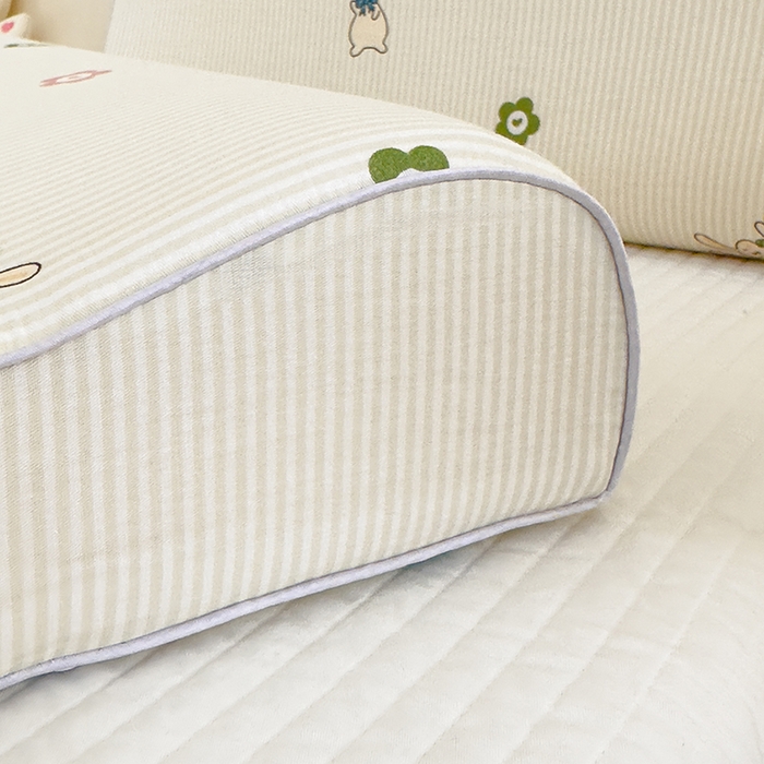 91家纺网 家纺一手货源 找家纺 良佐生活 2024新款A类铂金棉乳胶枕枕套 花花兔