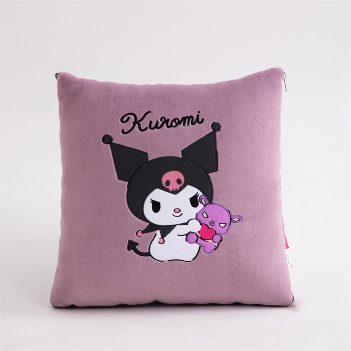 91家纺网 家纺一手货源 找家纺 照世家纺 2024新款卡通三丽鸥懒人抱枕被 库洛米