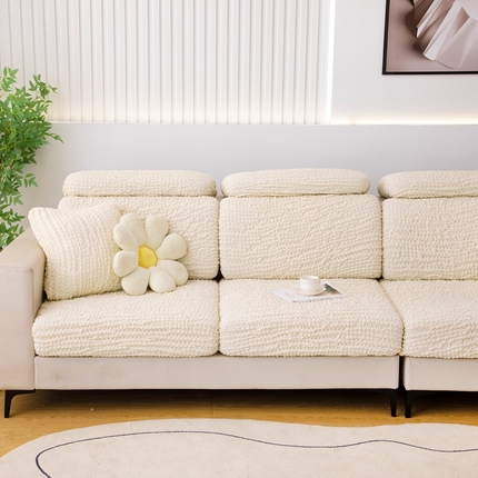 91家纺网 家纺一手货源 找家纺 （总）沐沐家纺 2026新款奶油云纱沙发笠