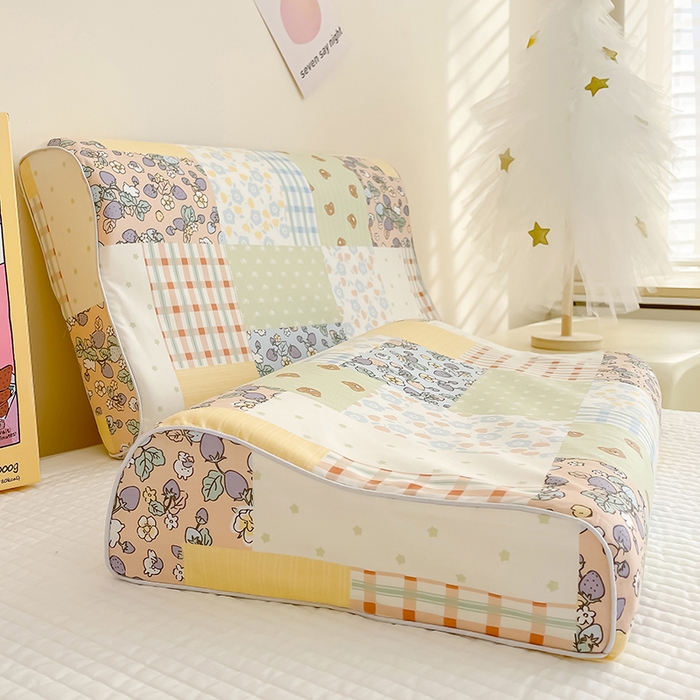 91家纺网 家纺一手货源 找家纺 良佐生活 2024新款A类铂金棉乳胶枕枕套 温暖