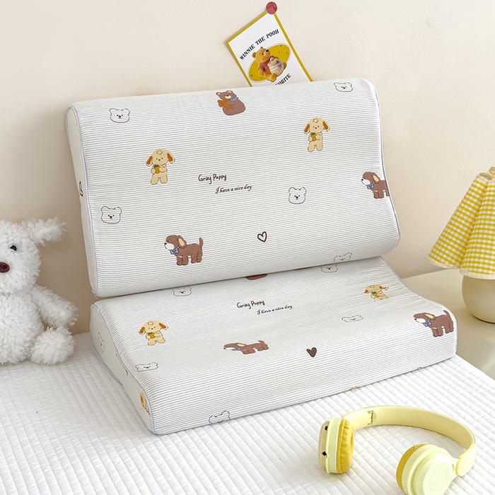 91家纺网 家纺一手货源 找家纺 良佐生活 2024新款A类铂金棉乳胶枕枕套 小精灵