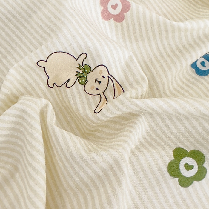 91家纺网 家纺一手货源 找家纺 良佐生活 2024新款A类铂金棉乳胶枕枕套 花花兔