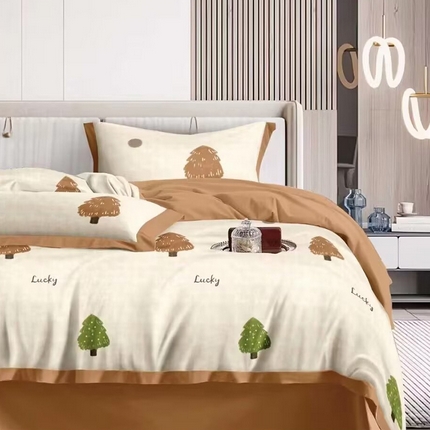 91家纺网 家纺一手货源 找家纺 （总）未来家居 2024新款3221全棉加厚款磨毛SD四件套