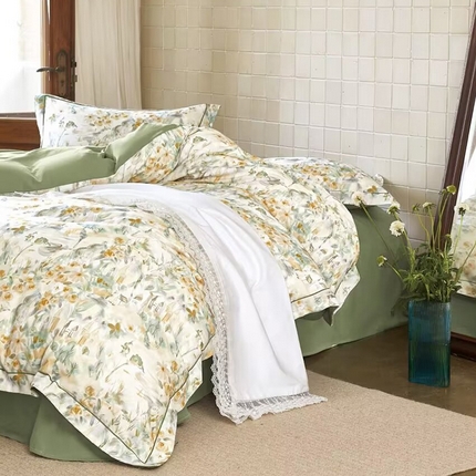 91家纺网 家纺一手货源 找家纺 （总）未来家居 2024新款3221全棉加厚款磨毛SD四件套