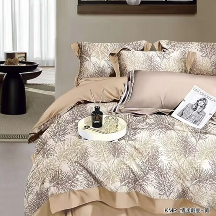 91家纺网 家纺一手货源 找家纺 （总）未来家居 2024新款3221全棉加厚款磨毛SD四件套