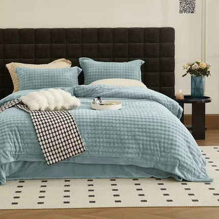 91家纺网 家纺一手货源 找家纺 （总）未来家居 2024新款亲肤托斯塞纳绒系列四件套