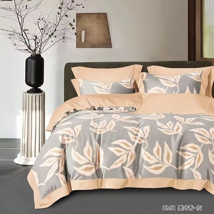 91家纺网 家纺一手货源 找家纺 （总）未来家居 2024新款3221全棉加厚款磨毛SD四件套