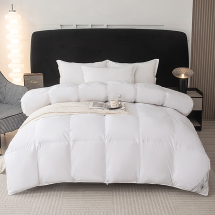 91家纺网 家纺一手货源 找家纺 （总）华盛羽绒被 2025新款全棉贡缎羽绒被壳羽毛被春秋被冬被