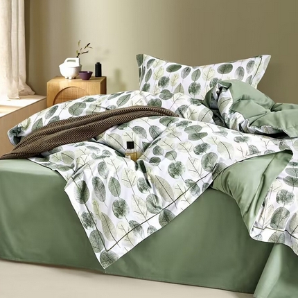 91家纺网 家纺一手货源 找家纺 （总）未来家居 2024新款3221全棉加厚款磨毛SD四件套