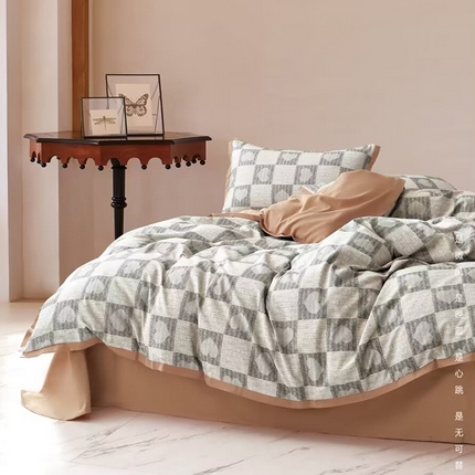 91家纺网 家纺一手货源 找家纺 （总）未来家居 2024新款3221全棉加厚款磨毛SD四件套