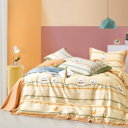 91家纺网 家纺一手货源 找家纺 （总）未来家居 2024新款3221全棉加厚款磨毛SD四件套