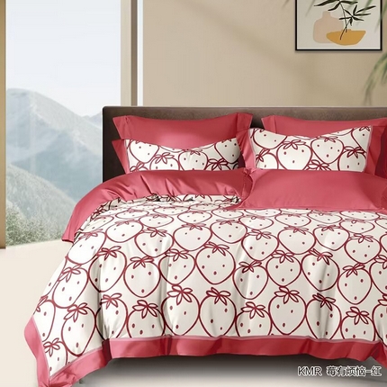 91家纺网 家纺一手货源 找家纺 （总）未来家居 2024新款3221全棉加厚款磨毛SD四件套