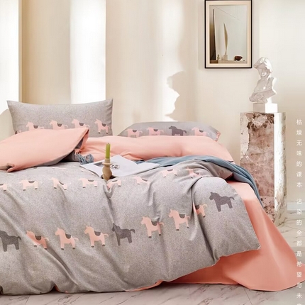 91家纺网 家纺一手货源 找家纺 （总）未来家居 2024新款3221全棉加厚款磨毛SD四件套