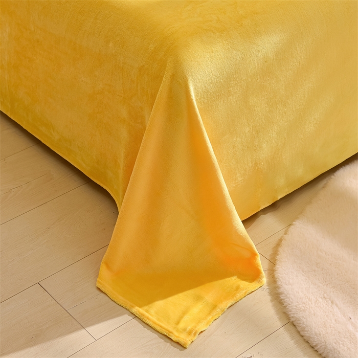 91家纺网 家纺一手货源 找家纺 炫拼家纺 2024新款法式蝴蝶结牛奶绒四件套 法式蝴蝶结-黄