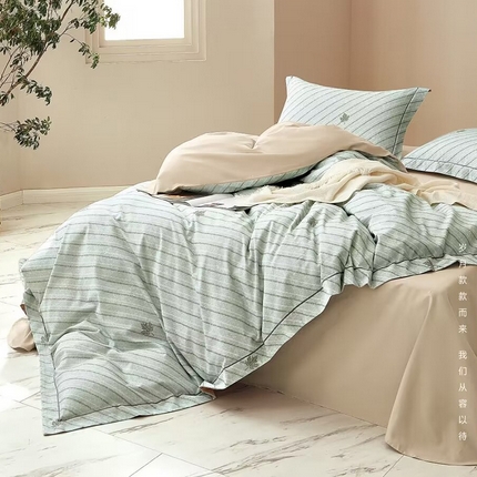 91家纺网 家纺一手货源 找家纺 （总）未来家居 2024新款3221全棉加厚款磨毛SD四件套
