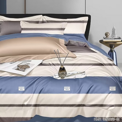 91家纺网 家纺一手货源 找家纺 （总）未来家居 2024新款3221全棉加厚款磨毛SD四件套