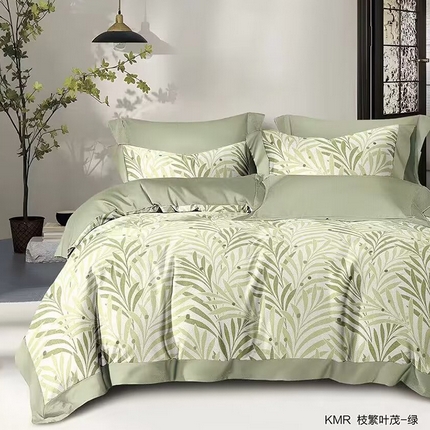 91家纺网 家纺一手货源 找家纺 （总）未来家居 2024新款3221全棉加厚款磨毛SD四件套